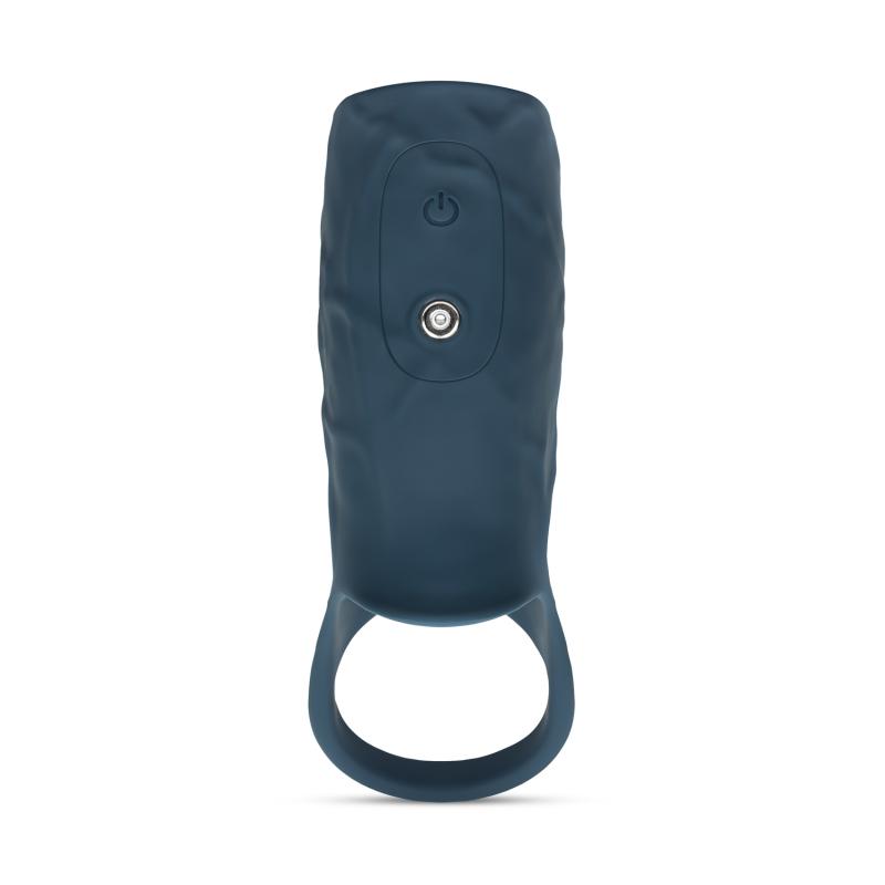 Take your stamina and sensation to the next level with this ... Boners - Vibro Penis Sleeve - Blue photo-5