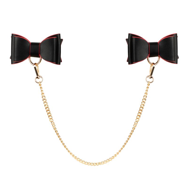 Indulge in the ultimate experience of luxury and control wit... Bedroom Fantasies - Crimson & Ebony SM Set 8pcs - Black/Red photo-8