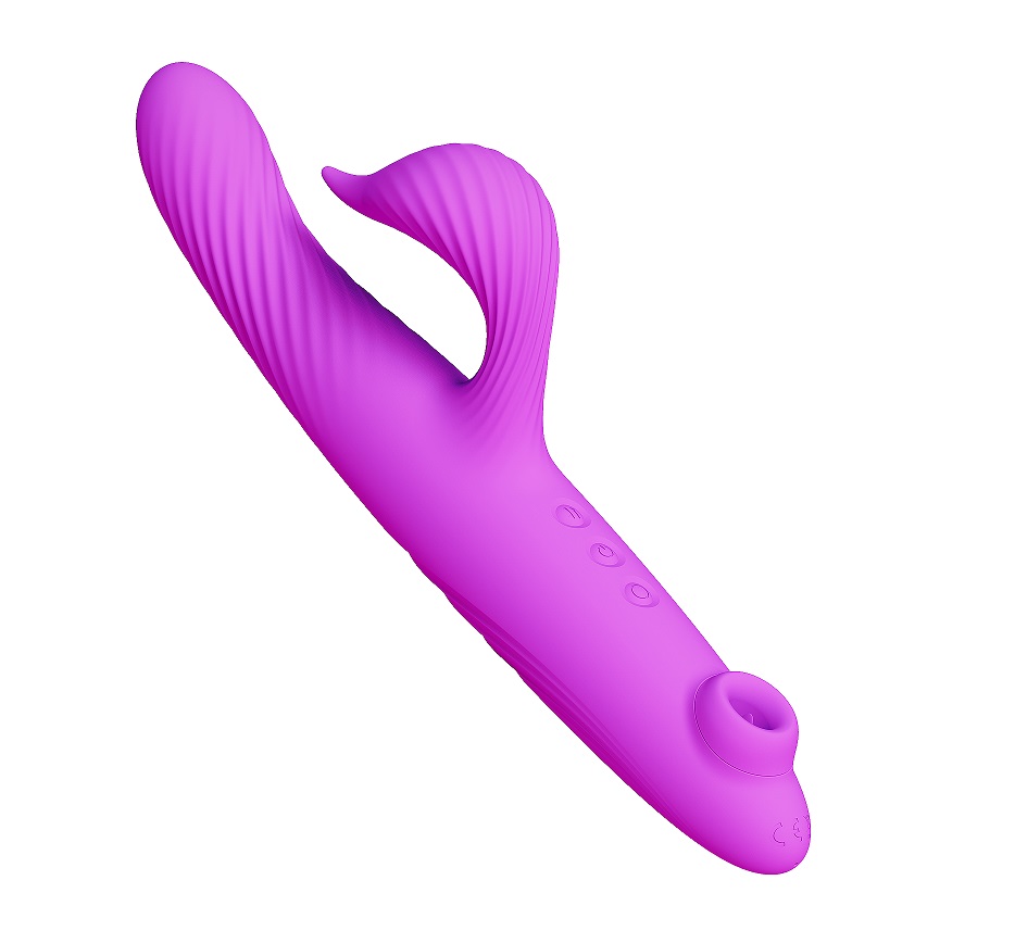 10 Kinds of vibration
7 Kinds of licking
3 Kinds of thrustin... Secwell - Peacher Multifunctional Vibrator - Purple photo-2