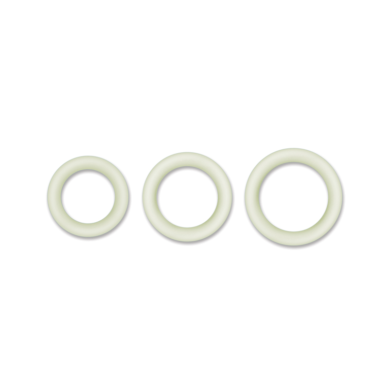 Firefly Halos are glow-in-the-dark cock rings made of soft a... NS Novelties - Firefly Halo Glow Ring S - Clear photo-3