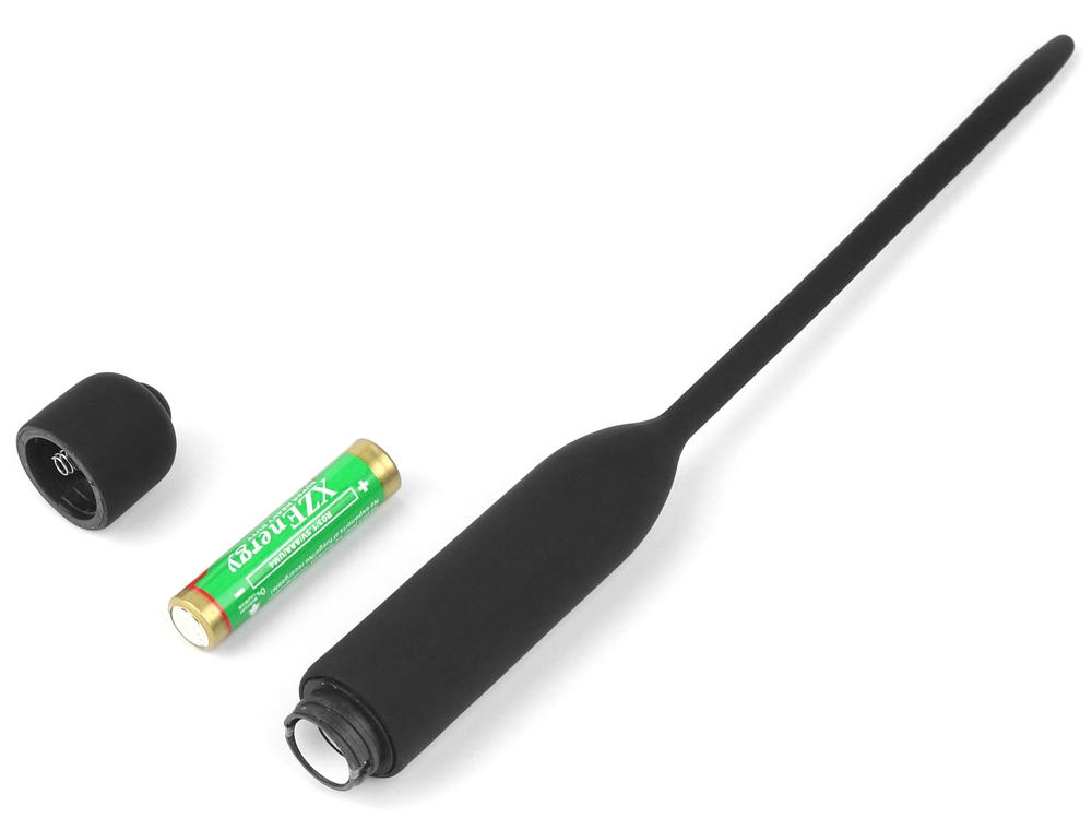 For urethral explorers looking to amp up their play, this 10... Lovetoy - Silicone Vibrating Urethral Dilator - Black photo-11