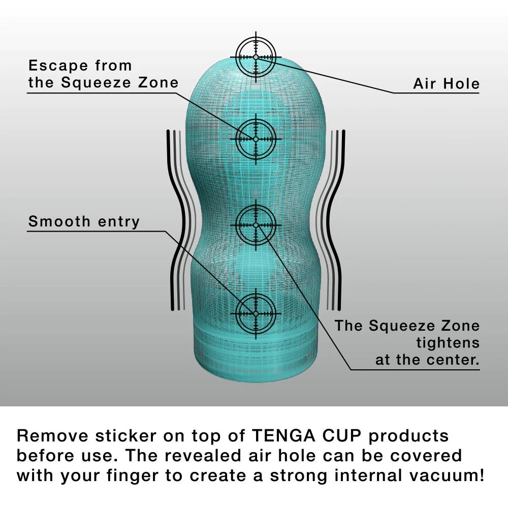 Introducing the Premium Original Vacuum Cup Extra Cool from ... Tenga - Original Vacuum Extra Cool Cup photo-3