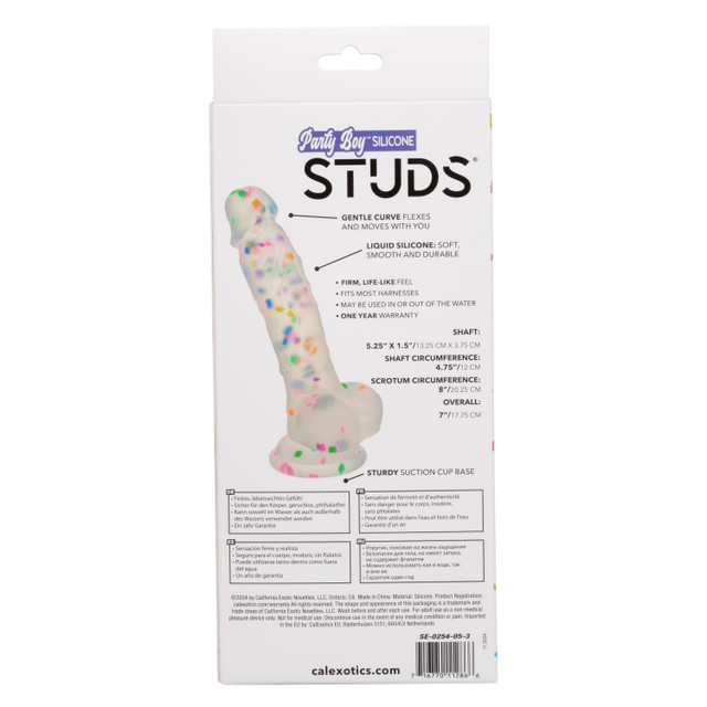 Dive into a world of thrilling sensations with the Party Boy... CEN - Party Boy Dildo - Clear photo-7