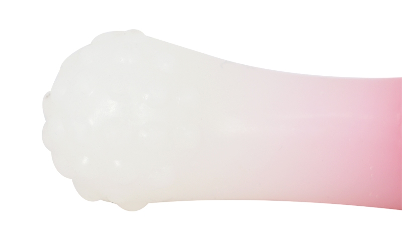 The simulated glans combined with the convex glans, the doub... FAAK - Convex Glans Double Dildo - Macaron photo-12