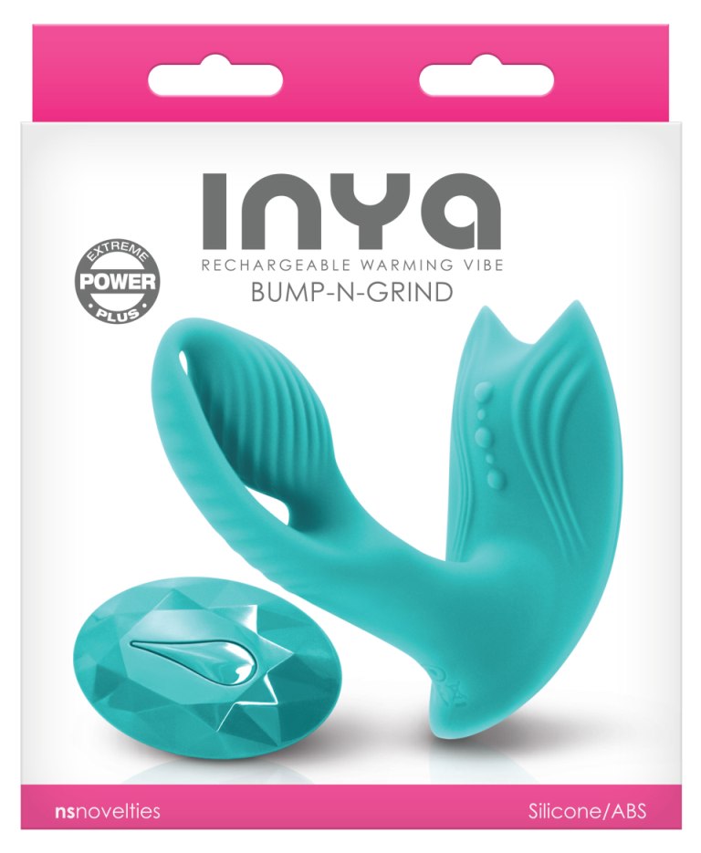 Explore the many features of INYA’s Bump N Grind. A warming ... NS Novelties - Bump-N-Grind Warming Vibe - Aqua photo-2