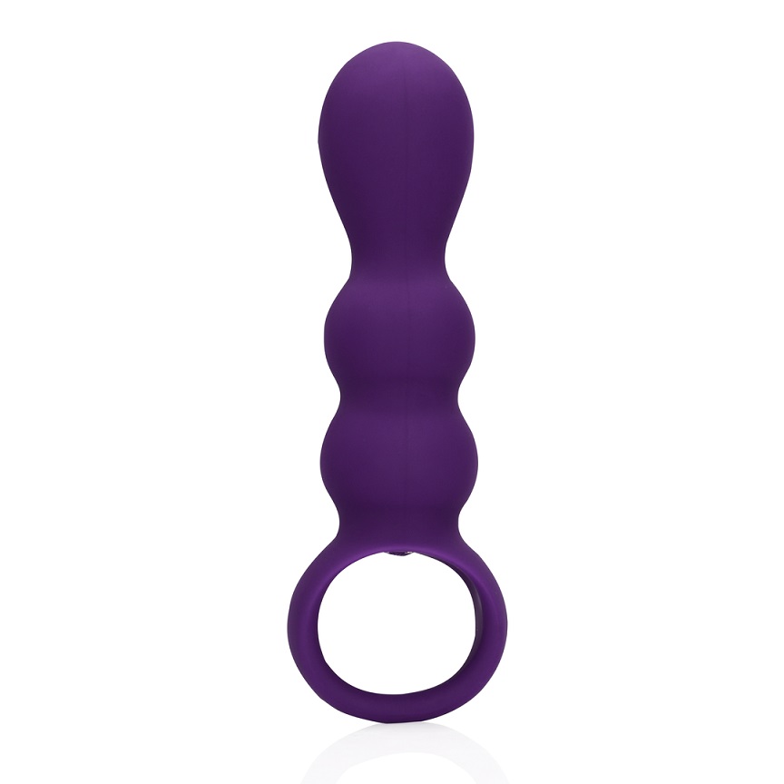 This Teardrop Shaped Anal Vibrator is designed to provide pl... Loveline - Teardrop Anal Vibrator - Purple photo-4