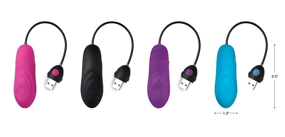 Satisfy your urges with this intense pulsing bullet! For tho... Bang! - 7X Pulsing Vibro Bullet - Purple photo-5