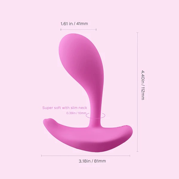 Designed with hands-free enjoyment in mind, OLY 2 features a... Honey Play Box - Oly 2 Sensing App Vibrator - Pink photo-7