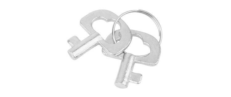 Fasten Your Lover, Fully Adjustable To Fit, Two Keys Include... Chisa - Luv Punish Cuffs - Silver photo-4
