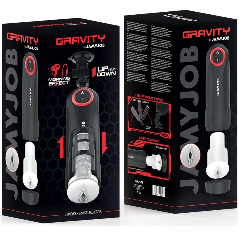 The GRAVITY automatic masturbator for men from the JAMYJOB b... Jamyjob - Gravity Thrusting Moaning Masturbator photo-8