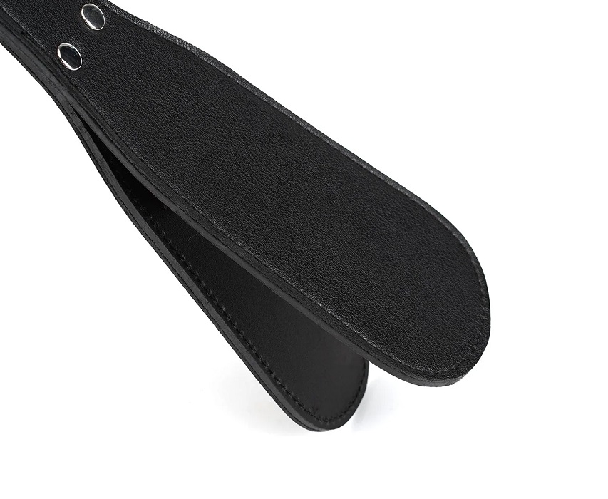 Eco-friendly material, composed of 50% recycled leather and ... Liebe Seele - Black Bond Paddle photo-2