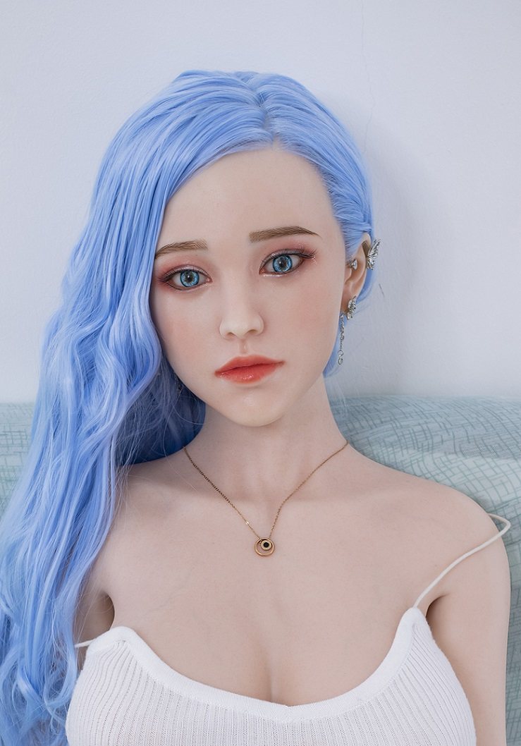 To check the sample of realistic doll visit our showroom.
... Ava European Realistic Sex Doll, Blue Hair, Ultra Soft Silicone 160 cm (5’2 ft) photo-9