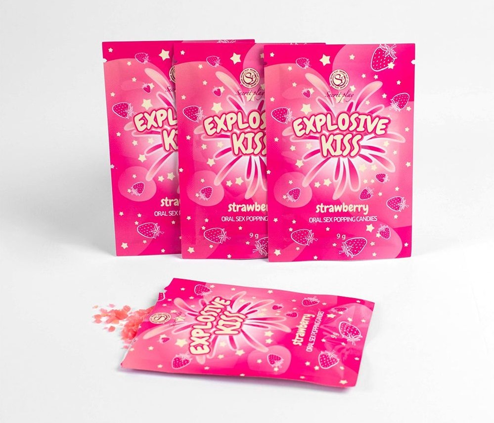 You don’t know how to innovate in oral sex and you think you... Secret Play - Popping Candies - Strawberry photo-6