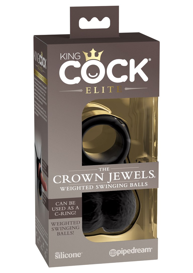 Get ready to have a ball with The Crown Jewels!
These dual ... King Cock - Crown Jewels Weighted Balls - Black photo-9