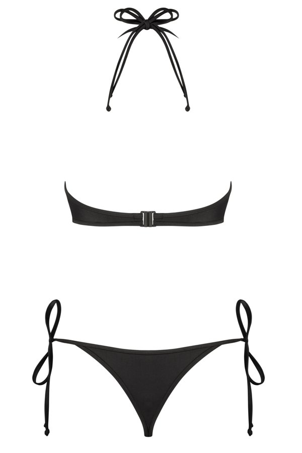 All about the sexy straps! Jump into our ultra-hot and femin... Obsessive - Costarica Bikini - Black - M photo-8
