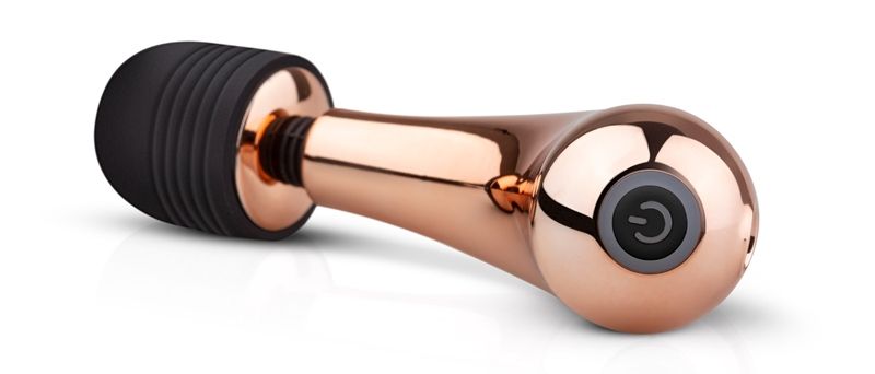 A wand vibrator is often too big or too heavy during use. Th... Rosy Gold - Nouveau Mini Curve Massager - Pink photo-3