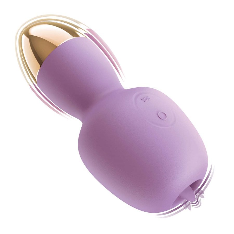 Clit-Tastic Intense Dual Massager is a groundbreaking pleasu... Nasstoys - Intense Licking Dual Massager - Lavender photo-2