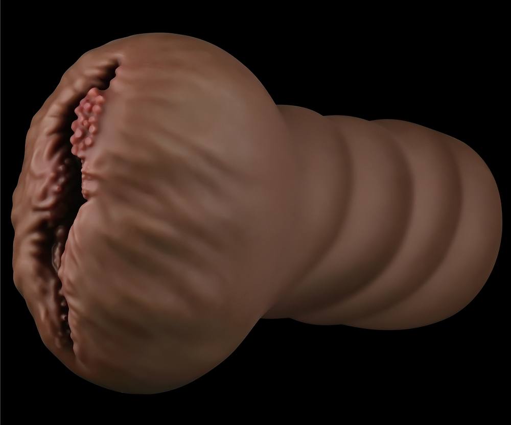 Highly detailed and expertly hand crafted, this realistic al... Lovetoy - Alien's Pie Masturbator #1 - Brown photo-6