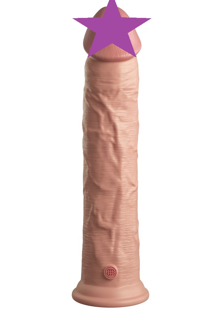 The King Cock Elite silicone dildo is made from high-quality... King Cock - 11" Elite Cock - Flesh photo-2