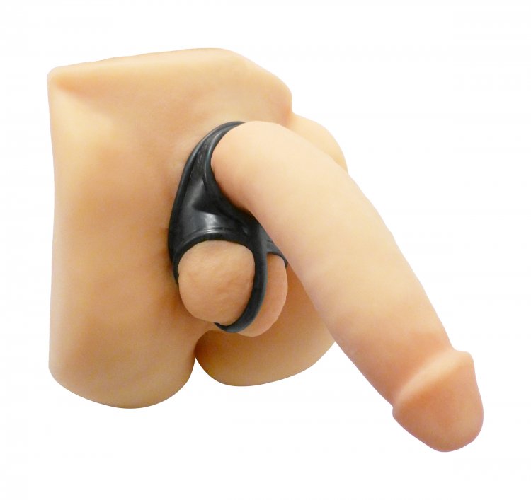 Divide and conquer with this devious piece. Insert the penis... Master Series - Annex Erection Enhancer - Black photo-3