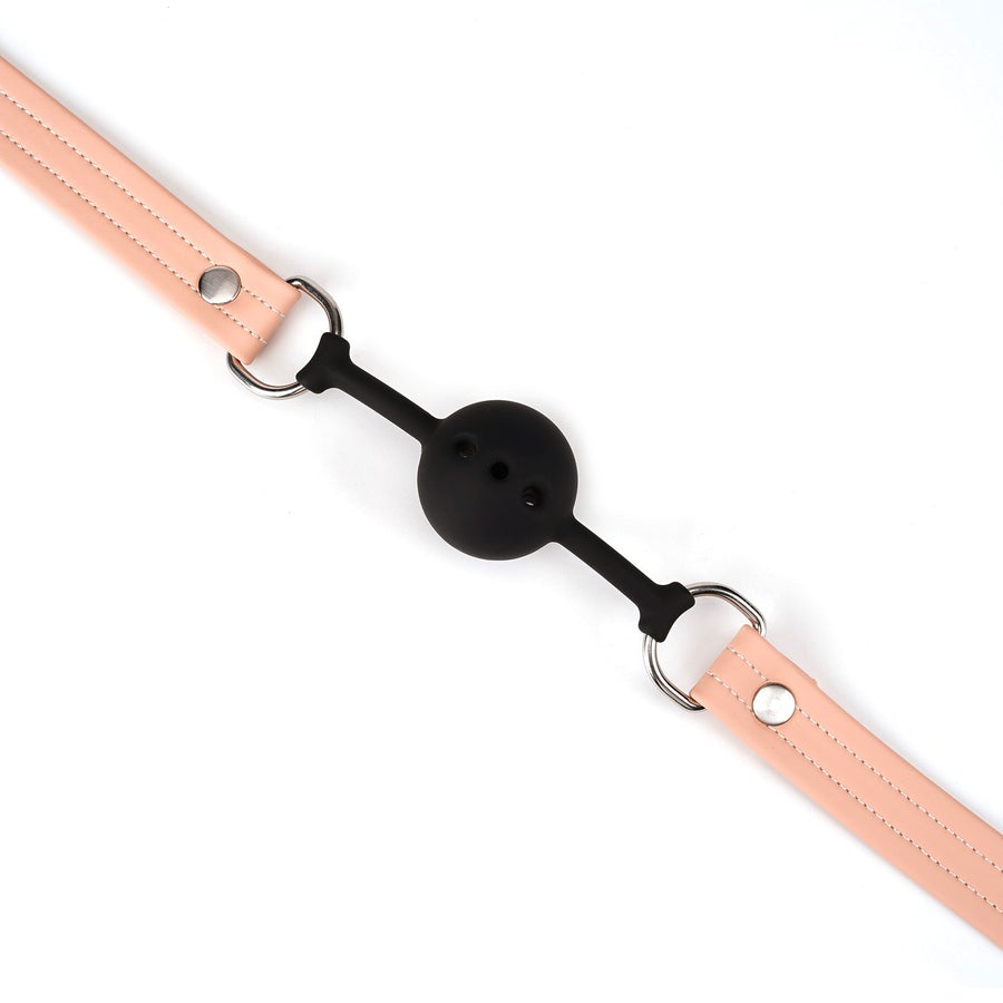 Weather resistance (hydrolysis resistance, UV resistance, sa... Liebe Seele - Organosilicon Ball Gag - Pink photo-3