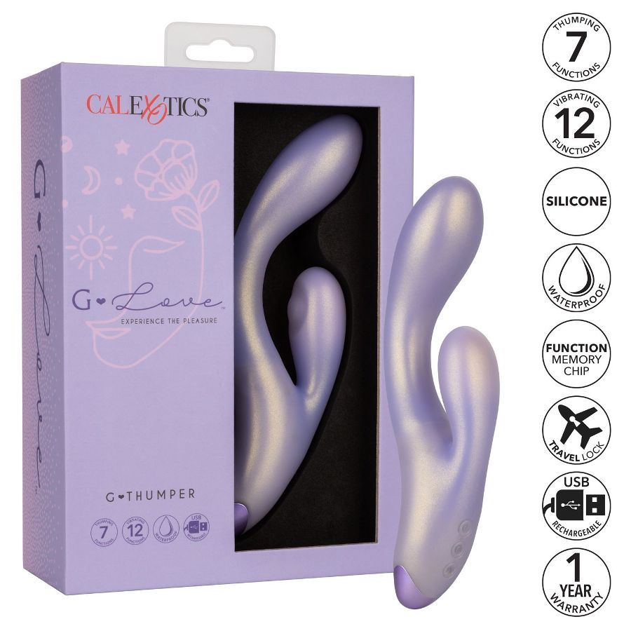 The gorgeous G-Love G-Thumper is a dual stimulating massager... CEN - G-Love GThumper Vibe - Purple photo-11
