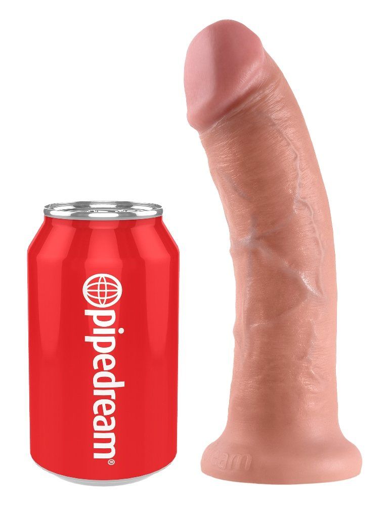 Do you want your first dildo to look and feel just like the ... King Cock - Cock 8″ - Flesh photo-5