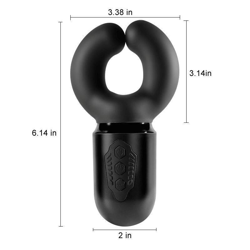 10 Kinds of vibration
10 speeds biting function
Rechargeabl... Secwell - Carl Vibro Masturbator - Black photo-8