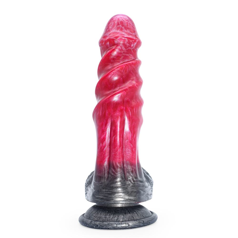 Full and round head deep thread design double friction stimu... FAAK - Spiral Dildo - Aula photo-9