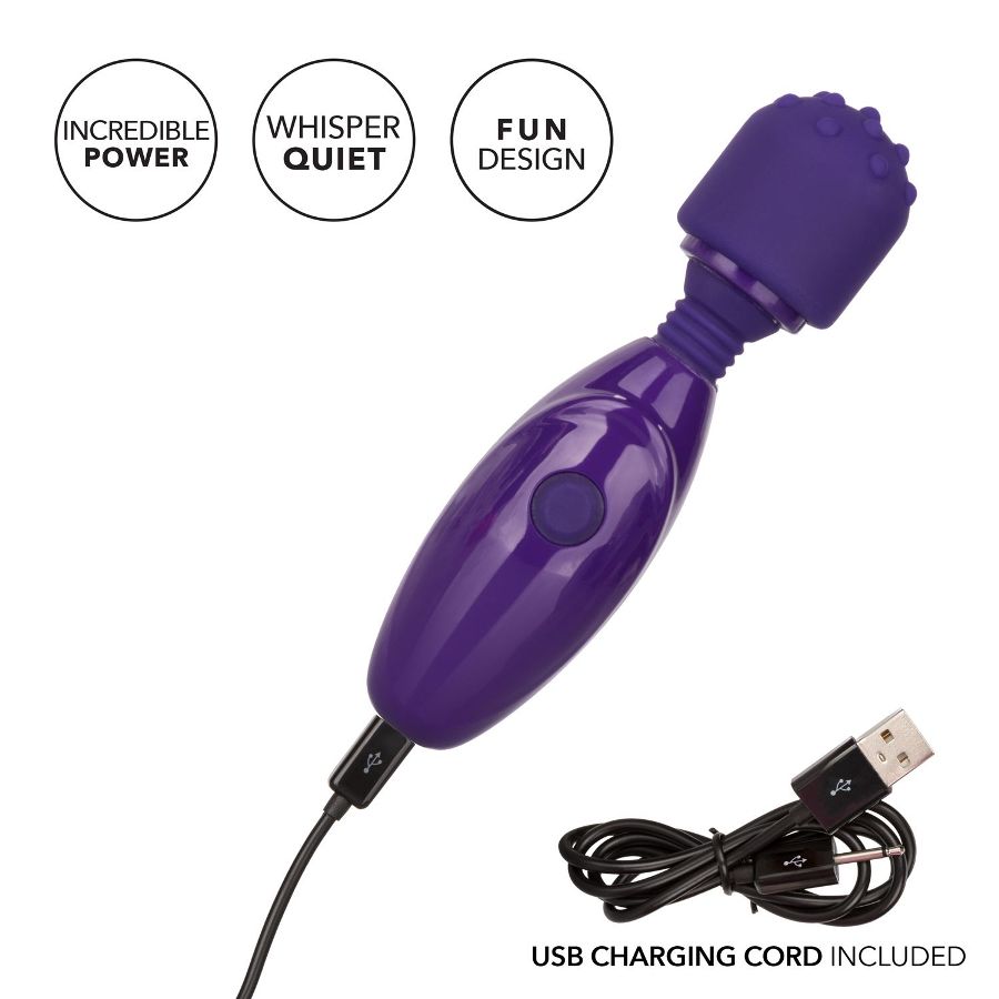 Turn up the heat in your bedroom, on a date or on your next ... CEN - Tiny Teasers Nubby Vibe - Purple photo-6