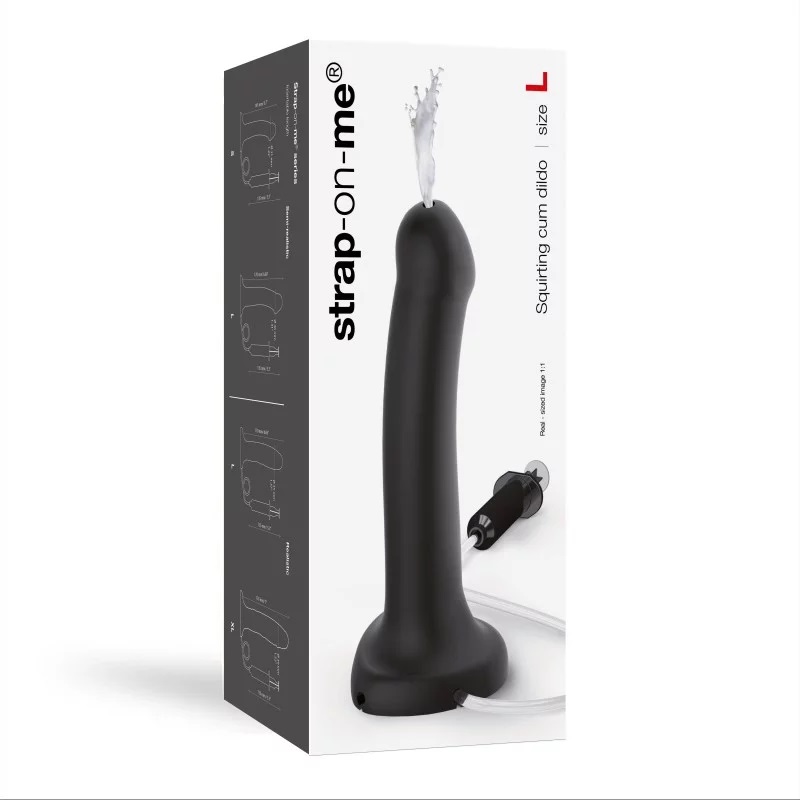 Every moment of fun should end in fireworks !
Squirting Cum ... Strap-On-Me - Squirting Realistic Dildo L - Black photo-7