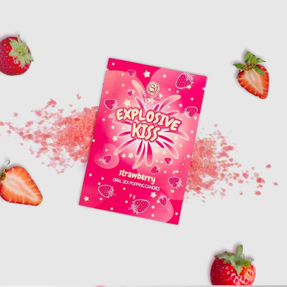 You don’t know how to innovate in oral sex and you think you... Secret Play - Popping Candies - Strawberry photo-5