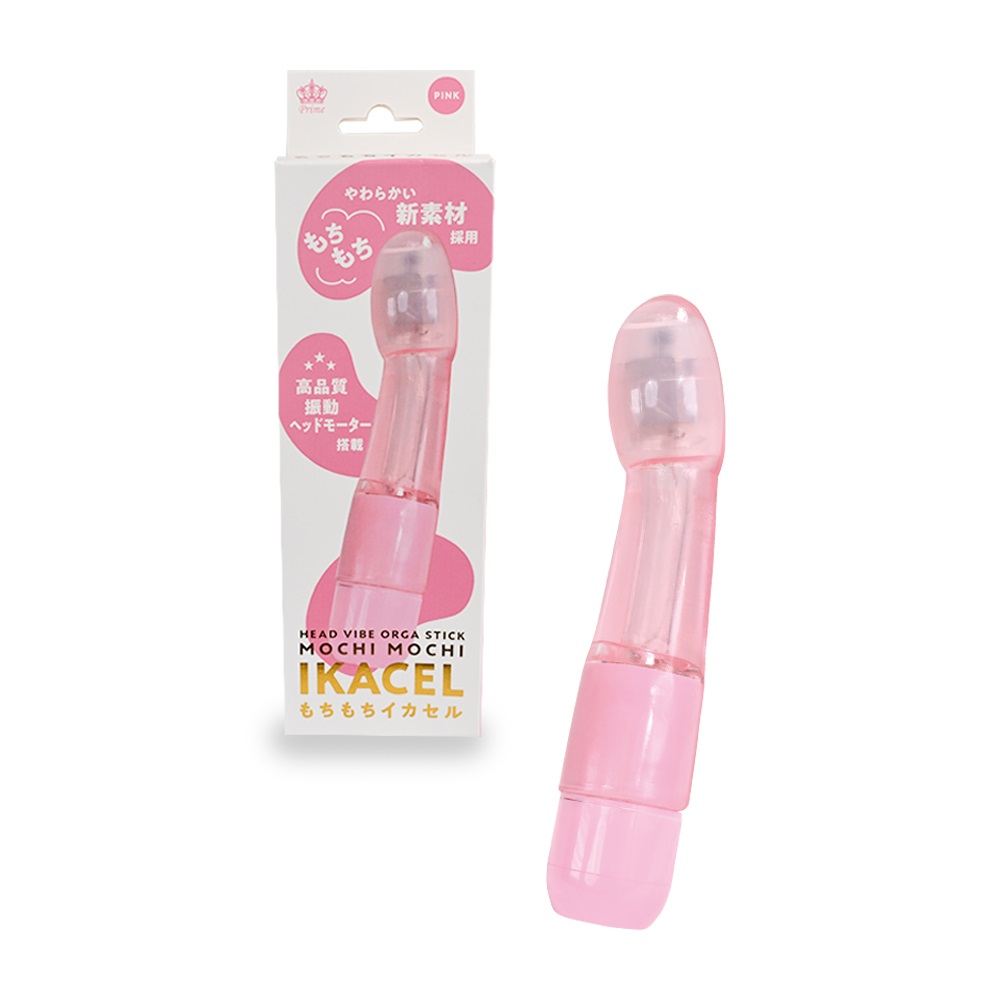 A stick vibe with a "just right" size and tip moto... Prime - Mochimochi Ikacel G-Spot Vibrator - Pink photo-6
