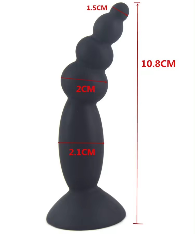 Silicone mini anal beads anal plug, environmental healthy, e... FAAK - Silicone Mini Anal Beads - Yellow photo-5