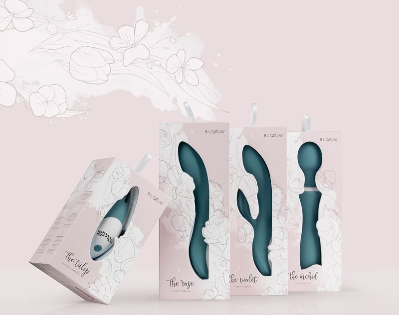 The Orchid is a stylish wand vibrator from the elegant Bloom... Bloom - Orchid Wand Vibrator - Blue photo-15