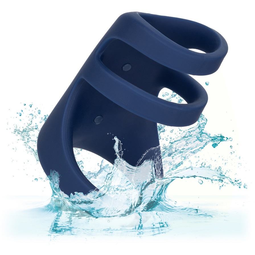 Explore new horizons of pleasure with the Viceroy Rechargeab... CEN - Viceroy Triple Vibro Ring - Blue photo-10