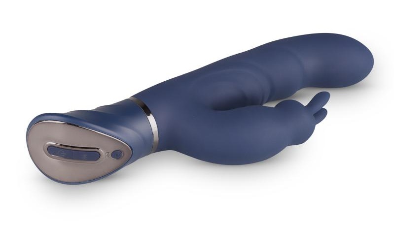 Stimulate all your sensitive spots at the same time with the... Easytoys - Midnight Rabbit Vibe - Blue photo-4