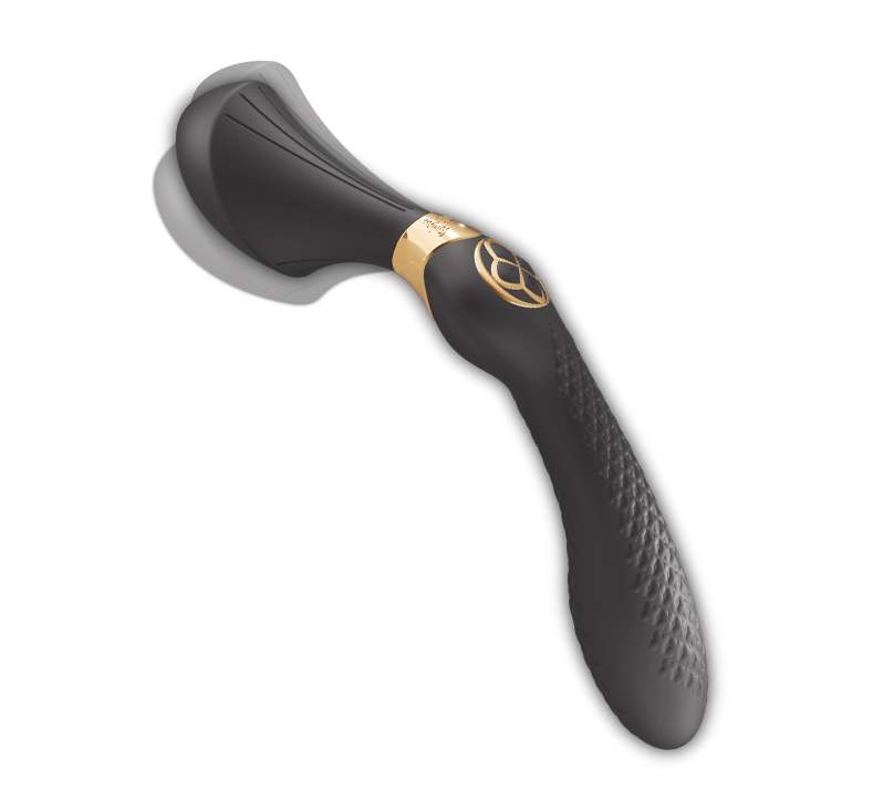 ZOA, for the woman who likes power and finesse. Its refined ... Shunga - Zoa Massager - Black photo-2