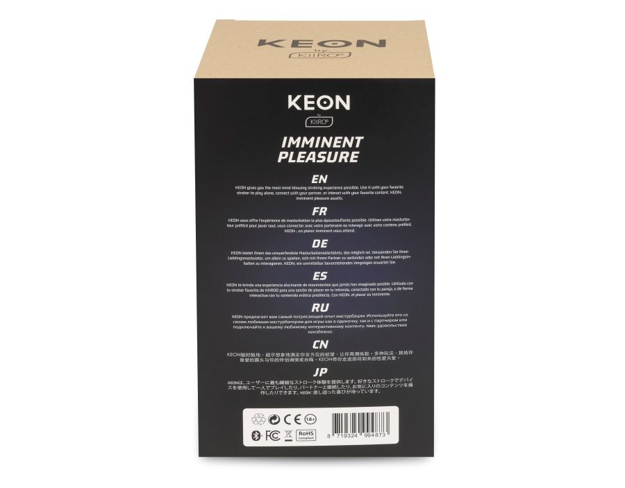 A new standard in interactive pleasure has been set with Keo... Kiiroo - Keon Duo Pack Stroker - Black photo-21