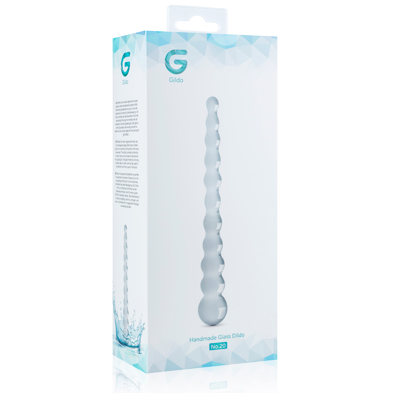 This glass dildo is an indispensable toy in every nightstand... Gildo - Glass Dildo No. 20 - Clear photo-7