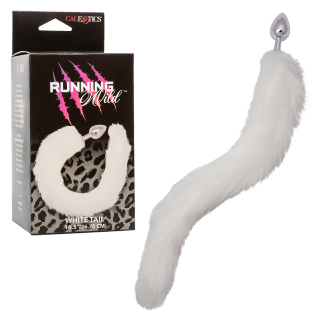 CEN - Running Wild Fox Tail Plug - White CEN - Running Wild Fox Tail Plug - White 照片-5