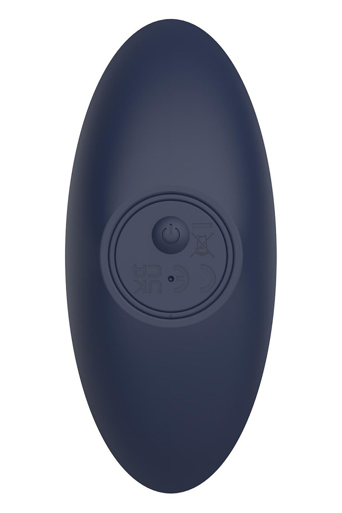 Apollo has a beaded shape, 7 vibration rhythms and 3 speeds.... Dreamtoys - Apollo Vibro Beads w Remote - Blue photo-7