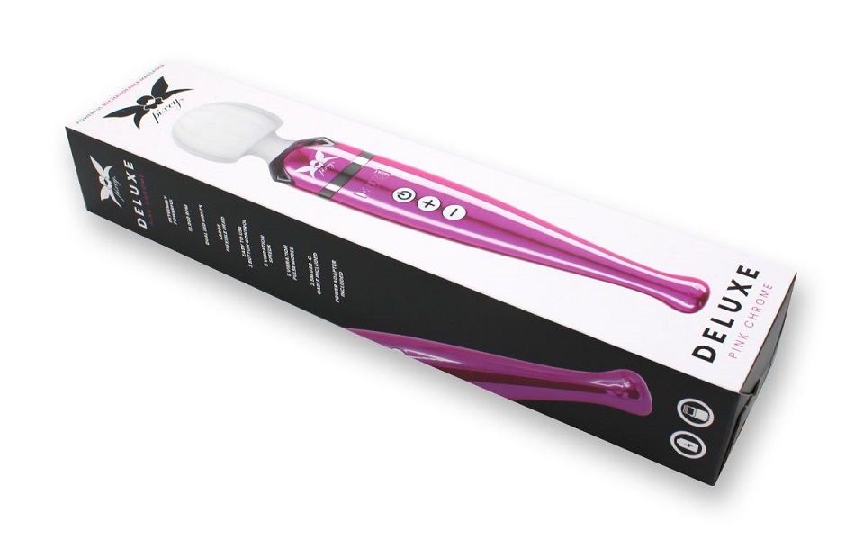 The Pixey Deluxe, world’s most powerful wireless massage wan... Pixey - Deluxe Massager - Pink Chrome photo-11