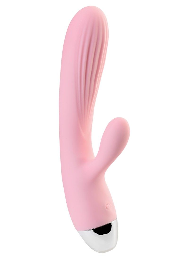 Your orgasms will brighten with this multifunctional MILLY v... JOS - Milly Heating Pulsator Rabbit Vibe - Pink photo-5