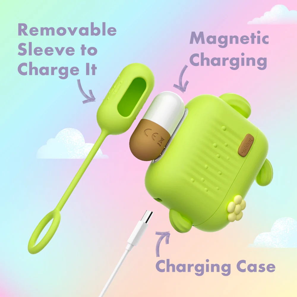 Blooming Bliss is filled with a world of fun surprises! This... Play With Me - Blooming Bliss Vibro Wand & Egg - Green photo-6