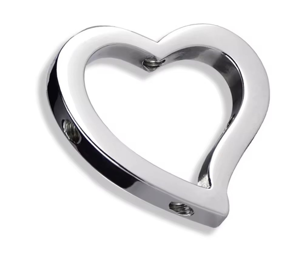 Material: 304 Stainless steel
Inner ... FAAK - Heart Nipple Clamps - Silver photo-5