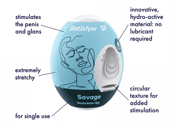 You’re always on the safe side with the Satisfyer Savage Mas... Satisfyer - Single Egg - Savage photo-4