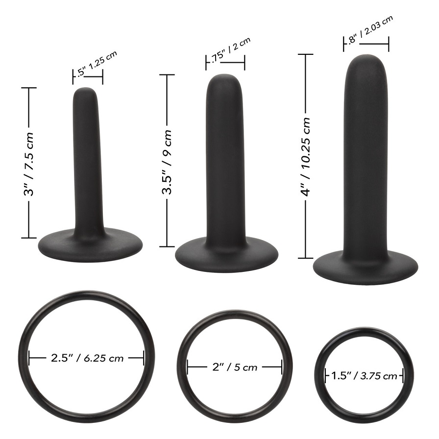 The Boundless Silicone Pegging Kit is made to thrust you int... CEN - Boundles Strap-On Pegging Kit - Black photo-9