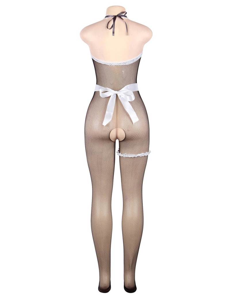 Uniform Temptation Cute Maid Sexy BodyStocking Set
Material... Ohyeah - Cute Maid Bodystocking - Black - M photo-6