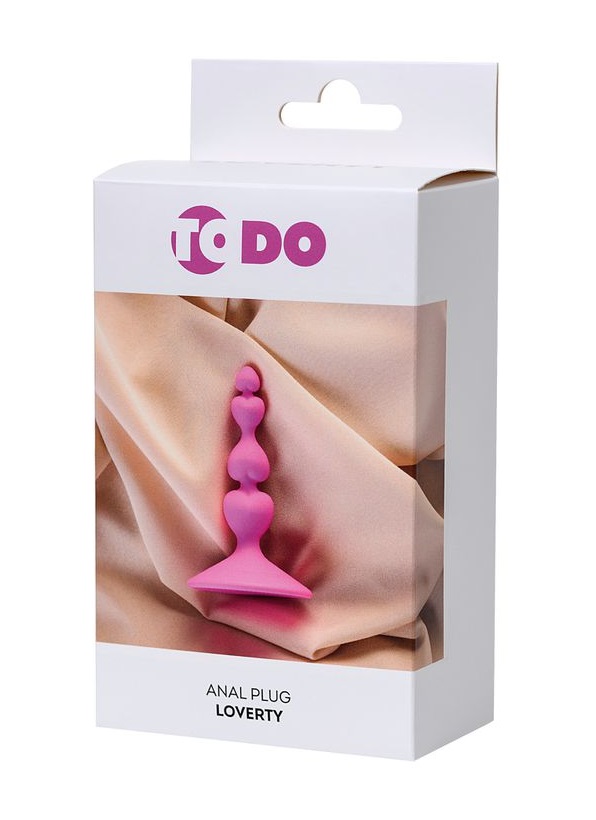 Loverty is the small plug size is ideal for the first experi... ToDo - Loverty Anal Plug - Pink photo-7